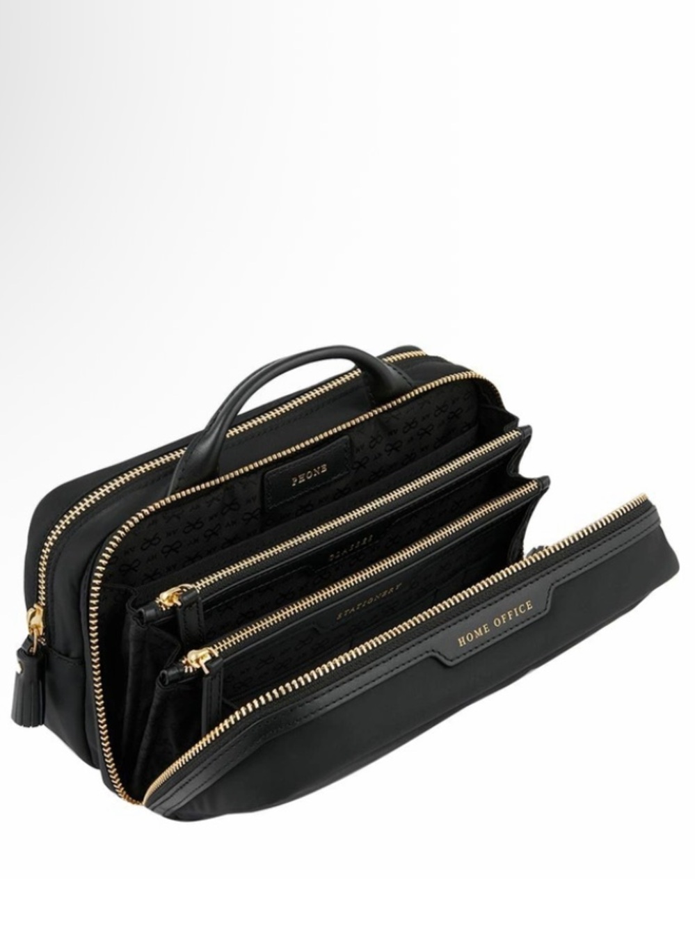 ANYA HINDMARCH Home Office Labeled Recycled Nylon Bag